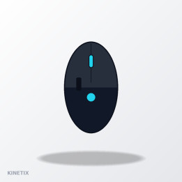 Ratón gaming inalámbrico Kinetix Dart