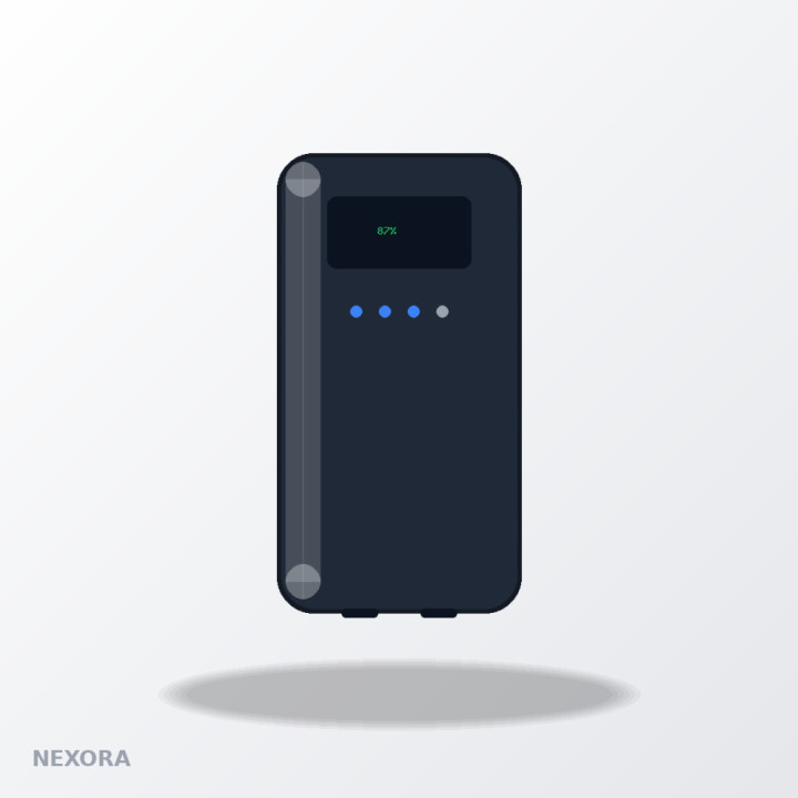 Batería externa Nexora Power 20 000 mAh